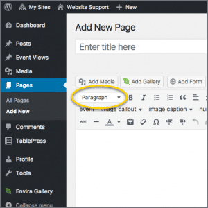 how to move to next paragraph in xero