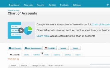 xero bank feed list