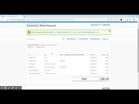 xero batch payments