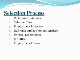 job offer process
